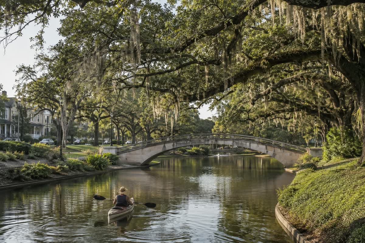 Esplanade Ridge, Bayou St. John and City Park